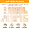 1pc Hamster Toys, Hiding House Swing Seesaw Training Toys, Suitable For Gerbils, Mice, Dwarf Hamsters