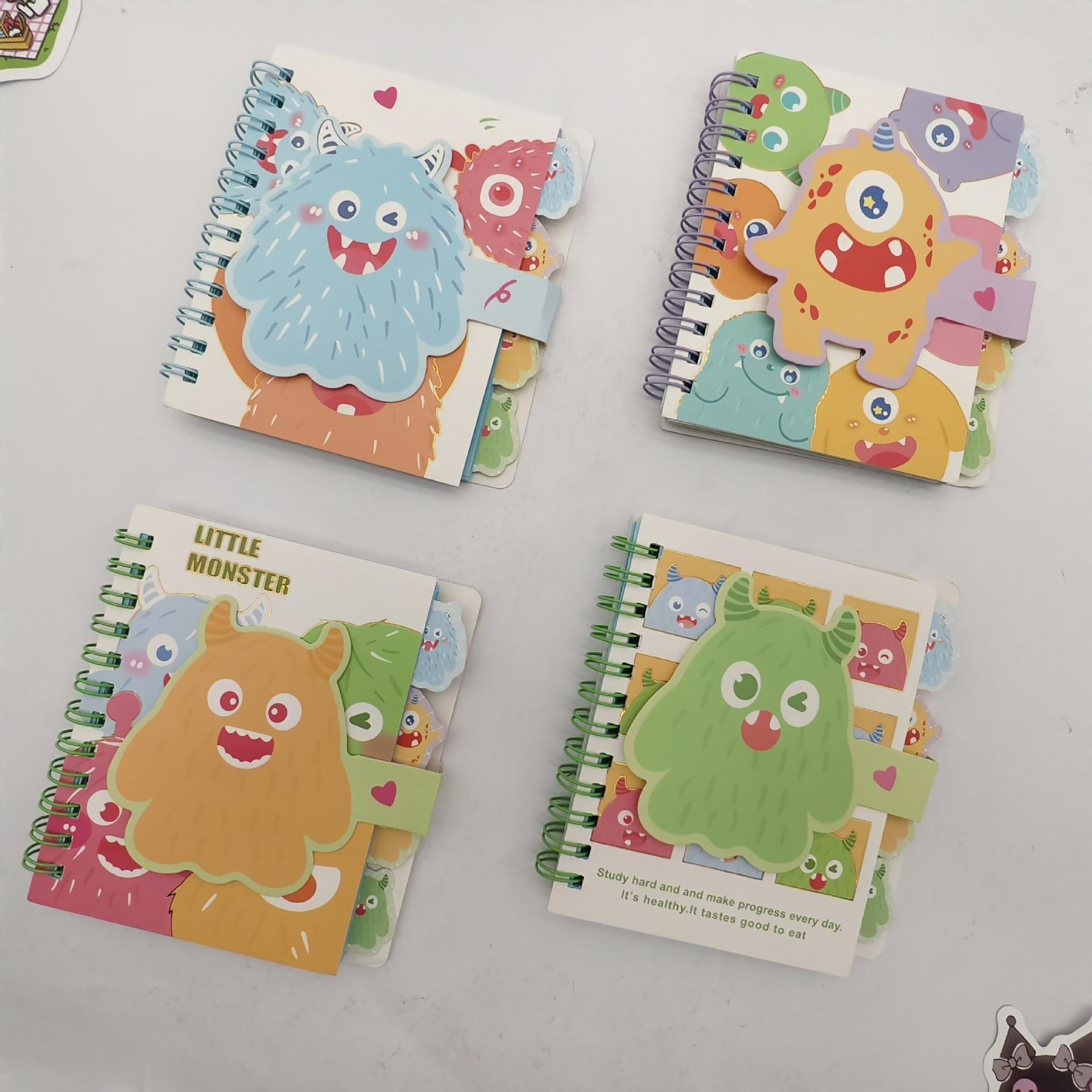 Giikawa Cute Cartoon Coil Notebook & Portable Planner - Students  Diary