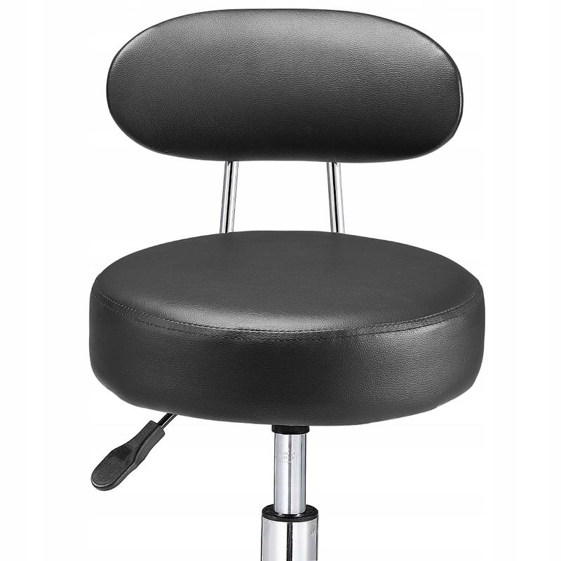 LUNA cosmetic chair on wheels, white, for the SALON