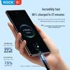 ROCK Z21 100W Type-C to Type-C Transparent Fast Charging Cable