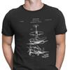 Airplane Patent T Shirt Aviation For Pilot Pt1 Vintage Washed Fashion Casual Stylish Slightly Soft Homme Comfortable Unisex