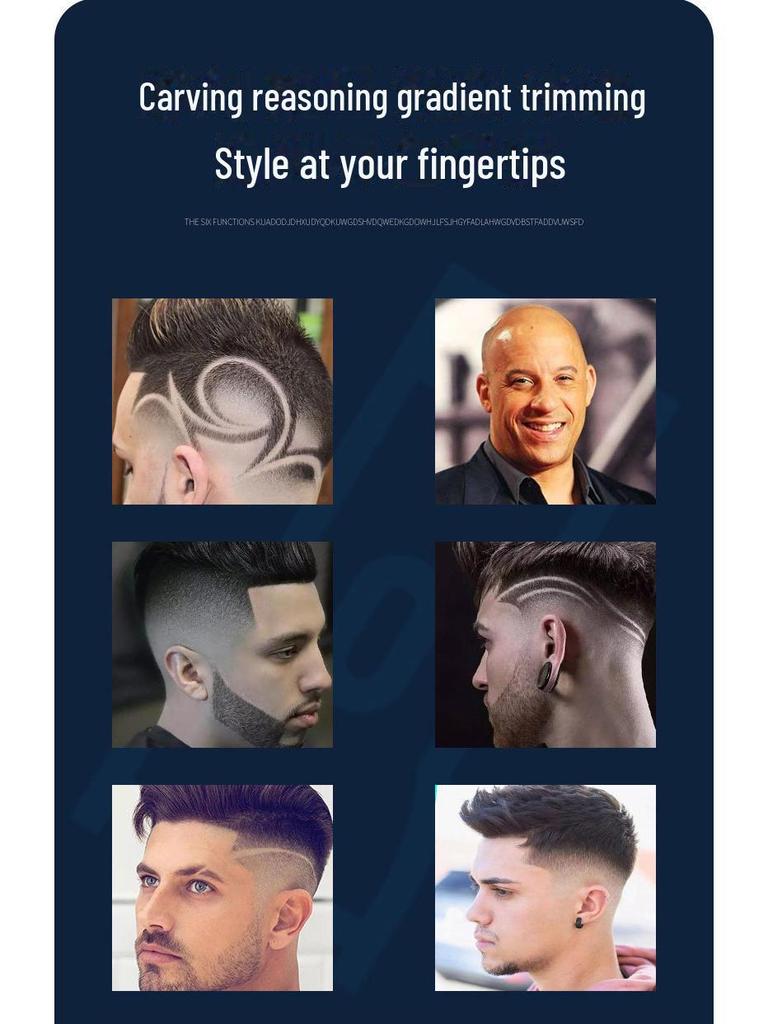 Washable Electric Bamboo Hair Clippers and Trimmers