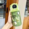 Childrens Smart Thermal Retention Cup for Girls Cute High-looking Straw Cup for Grade School Students Large-capacity Portable Water Drinking Cup
