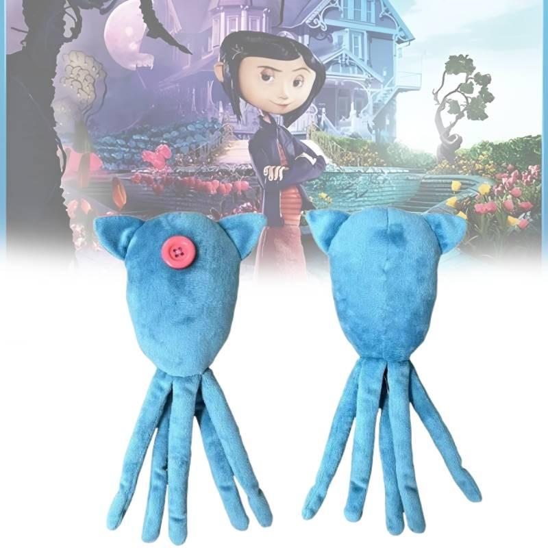 Adorable Coraline Squid Plush Doll With Soft Crystal Velvet Material For Kids
