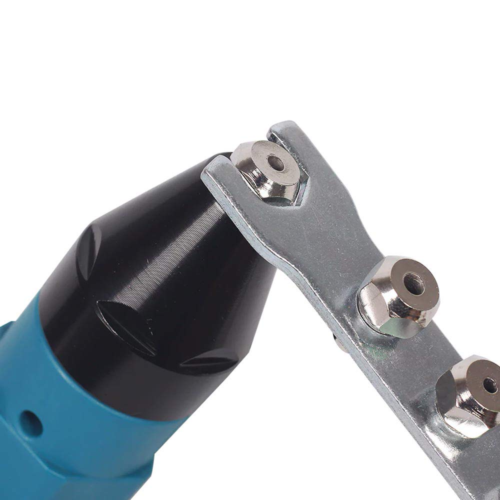 zmart Electric Rivet and Nut Gun Cordless Drill Insert Nuts Tool for Blind Pop and Rivet Rechargeable Cordless Fastening Rivet Hand Power DIY Aluminum