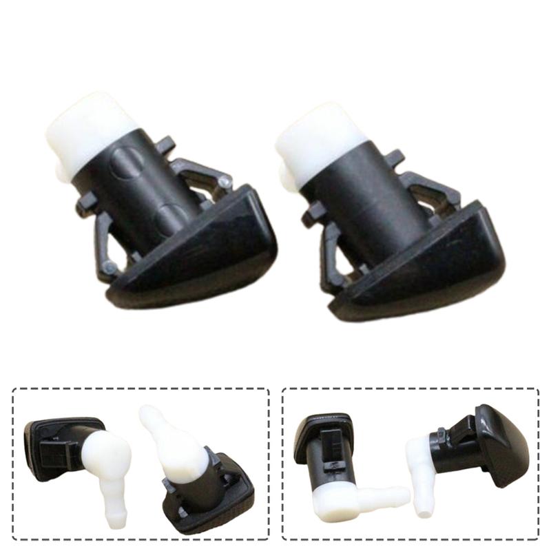 

2pcs Washer Nozzles 68102968AB Car Accessories For Jeep Cherokee 2014-2017 Front Windshield For CHEROKEE High Quality
