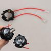 2 Stück Für Kunststoff Lampensockel Scheinwerferzubehör H7 LED Scheinwerferlampensockel Adapter Halter Halterungen Für Golf 5 Mk5