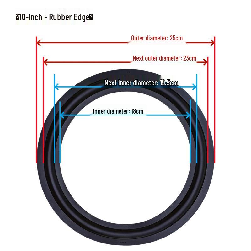 Speaker Surround Repair Rubber Edges for 3-15 Inch Models
