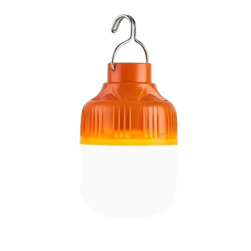 Outdoor USB Rechargeable LED Lamp Bulbs High Brightness Emergency Light Hook Up Camping Fishing Portable Lantern Night Lights