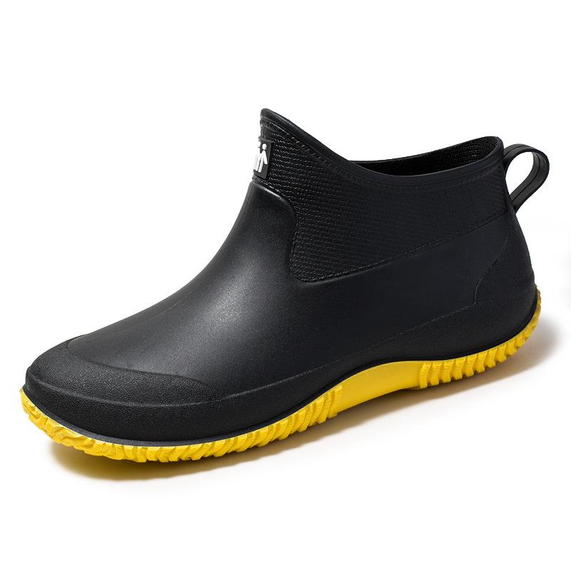 

Korean Style Women s Waterproof Non-slip Fleece-lined Low-cut Rain Boots - Fashionable Warm Outdoor Wear 40 (Unisex)