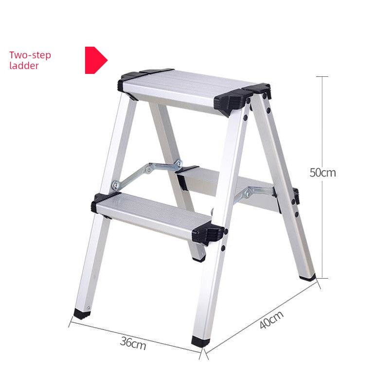 

Двусторонняя алюминиевая стремянка Butterfly для дома, складная лестница, японская двухслойная козликовая лестница для дома, легкая лестница Army Green(Two-step ladder)