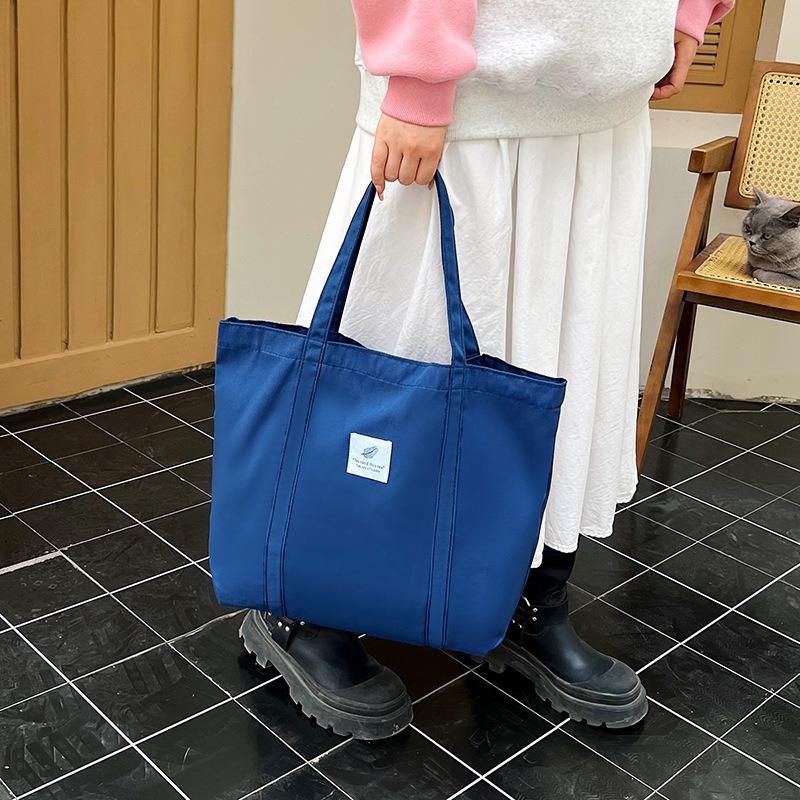 Tote bag, file bag, storage bag, large capacity, new shoulder bag, urban simple bag.