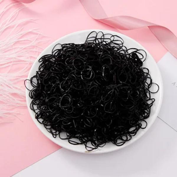 1000 teile/paket Mädchen Bunte Kleine Einweg Gummibänder Gummi Für Pferdeschwanz Halten Scrunchie Haarbänder Mode Haar Zubehör
