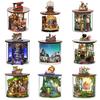 Wooden Mini DIY Kit For Doll House Making And Assembling Room Models Toys Home And Bedroom Decorations With Furniture Dollhouse