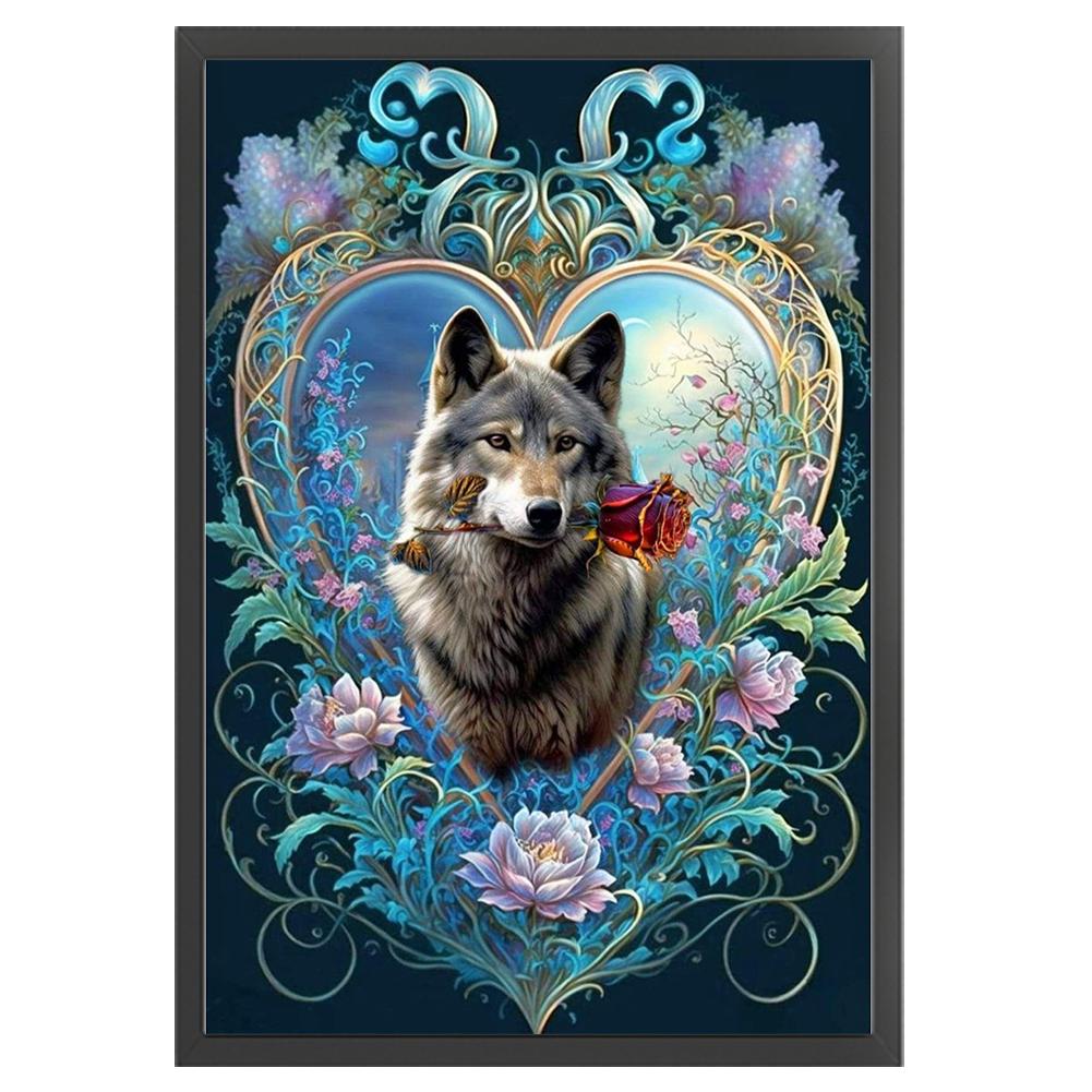 Animal Printed Cross Stitch Kit DIY 11CT Thread Art Needlework Home Wall Decor