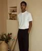 Jelolaunji [Italian Material] Canonico Comfort Wool Slacks Black