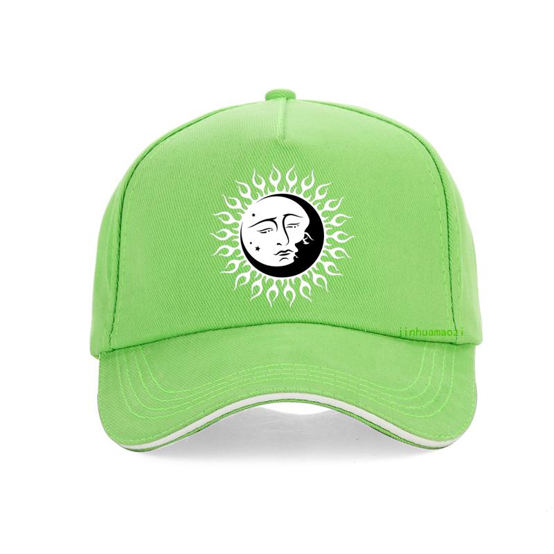 Women Harajuku Pop Baseball Cap Sun Moon Star Print Golf Hat Summer  Unisex Adjustable Snapback Hats Adjustable