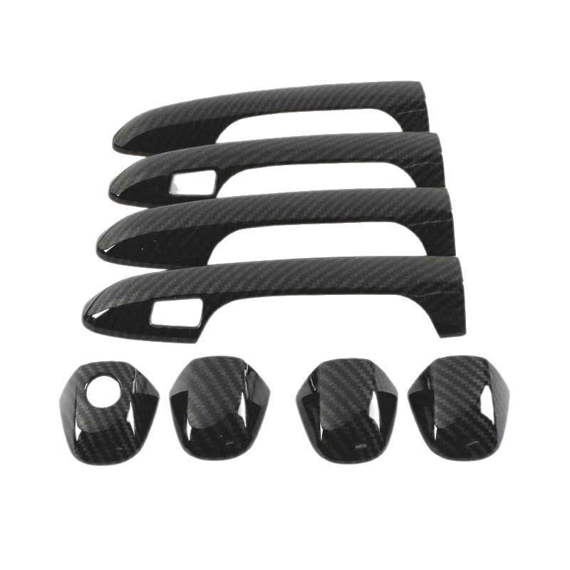 Rearview Mirror Cover & Trim Kit for 2015-2018 Highlander: Rear Fog Light, Wiper Handle, Door Bowl