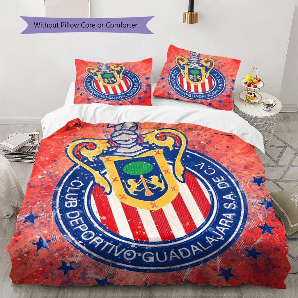 Guadalajara Pattern Bedding Quilt Set Home Decoration Gift (1 * duvet cover + 2 * pillowcase without core)