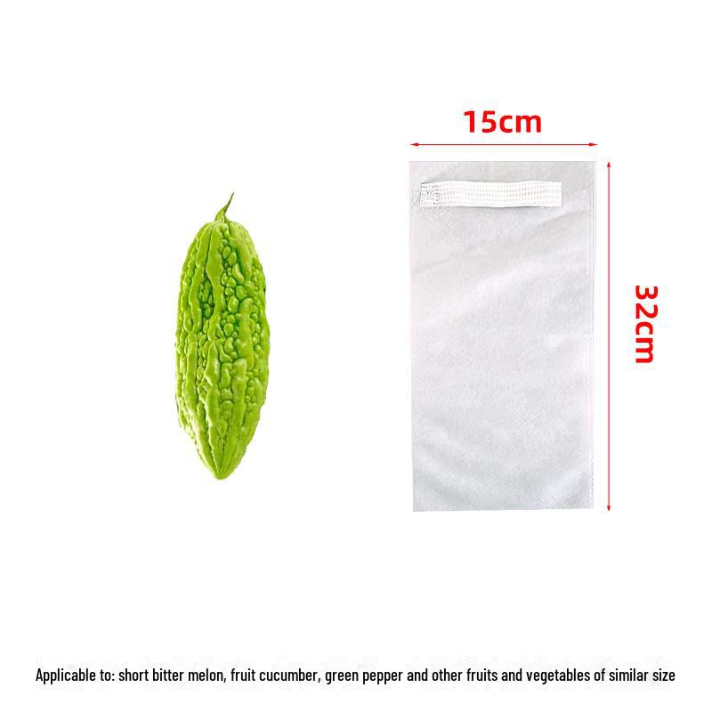 Non-Woven Outdoor Fruit Protection Bags for Grapes, Bitter Melon & Loofah - Anti-Fruit Fly