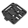 Aluminum Alloy CNC Firm Black VLock Plate Limit Structure Battery Quick Release Base
