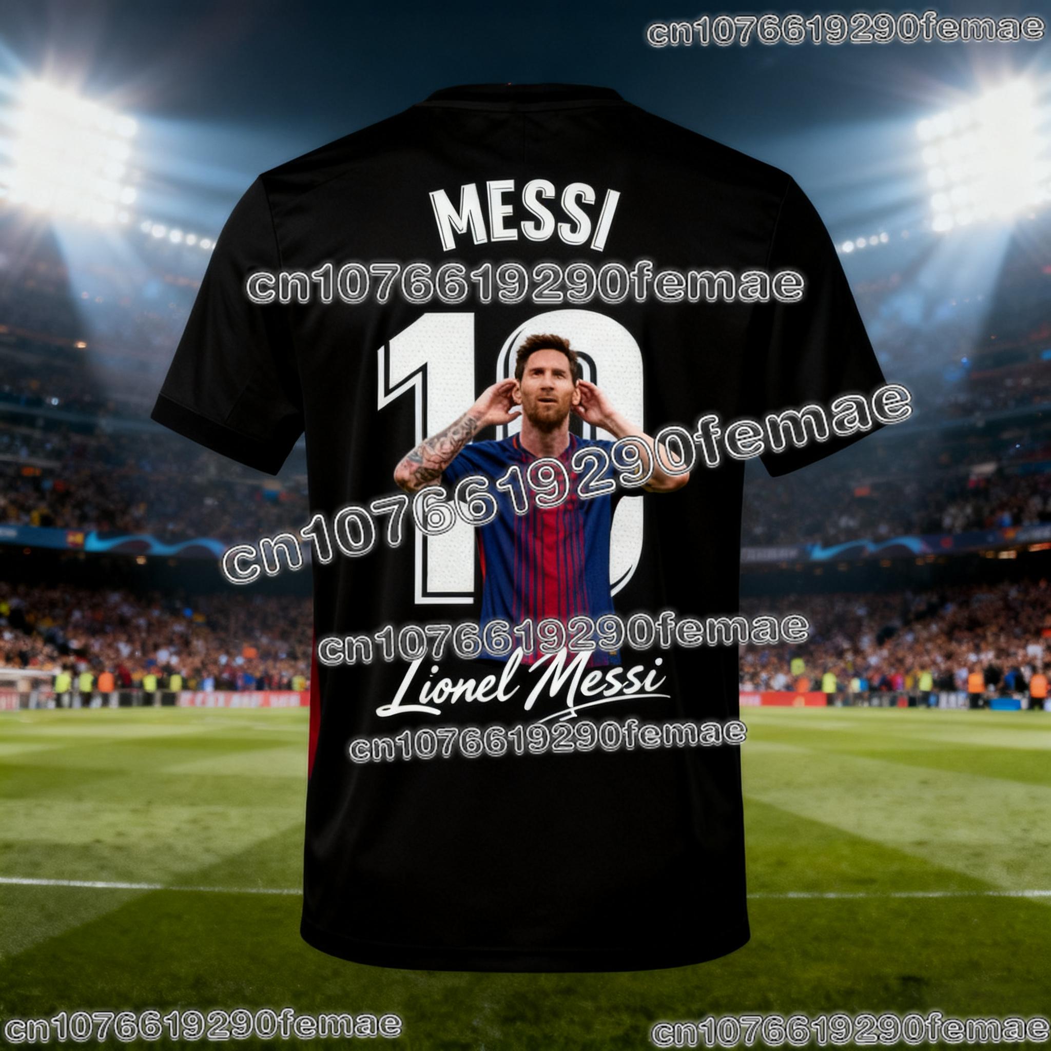 

Футбольна футболка MESSI Спеціальне видання для чоловіків, жінок, дітей, пам ятна футбольна футболка, швидковисихаюча, зручна спортивна форма M