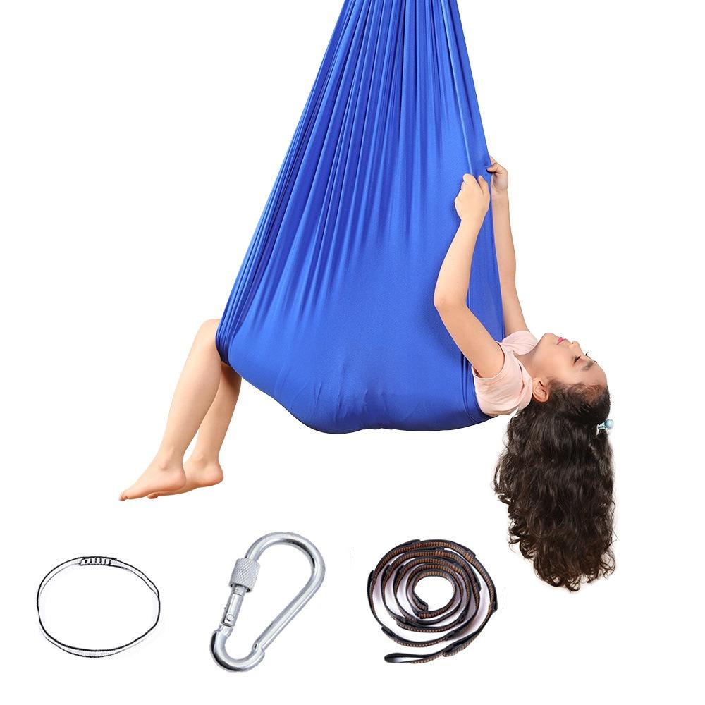 Breathable Kid Swing Soft Hammock Swing Portable Sensory Swing  Indoor