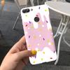 Für Huawei P Smart Hülle Niedliche Blume Schwarz Weiches TPU Silikon Bumper Hülle Für Huawei PSmart P Smart 2017 FIG-LX1 Handyhülle Funda