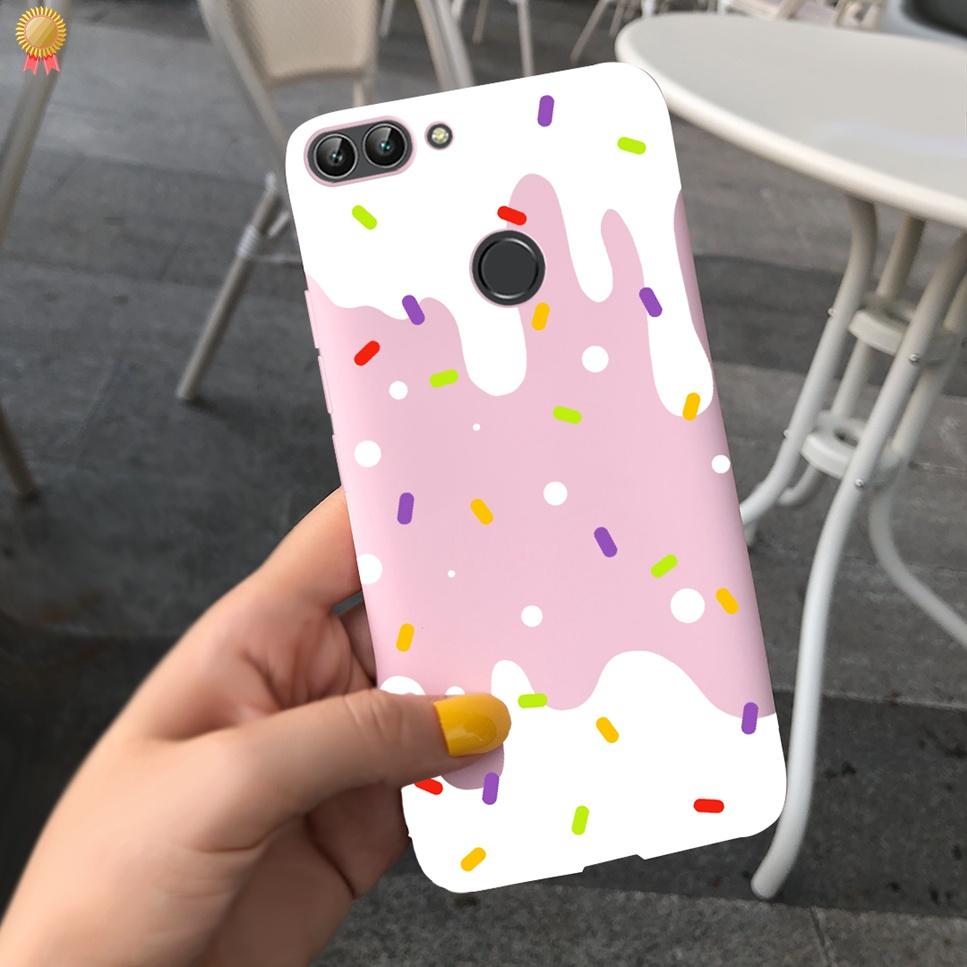 

For Huawei P Smart Case Cute Flower Black Soft TPU Silicone Bumper Coque For Huawei PSmart P Smart 2017 FIG-LX1 Phone Case Funda P smart 2017