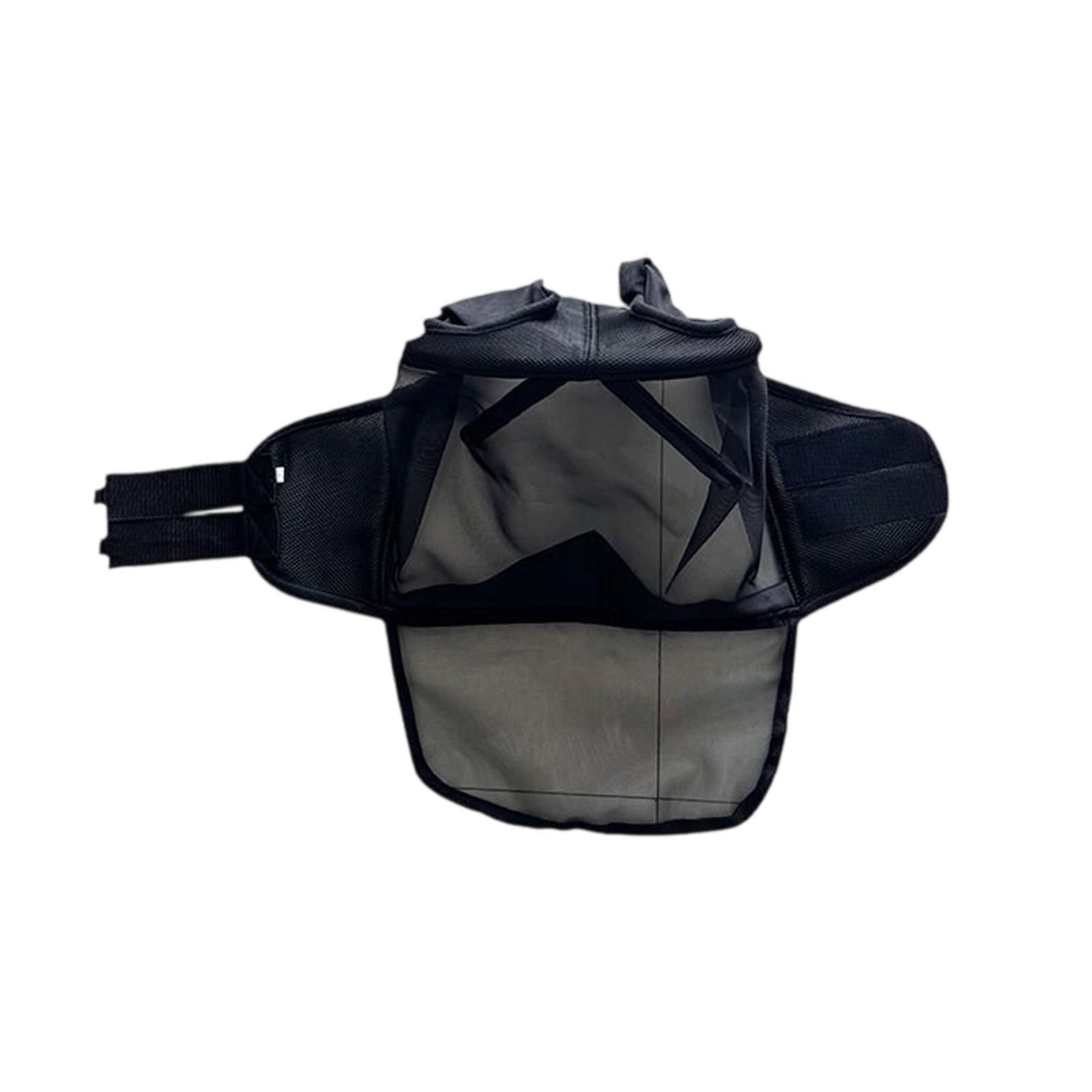 

Маска от мух для осла с защитой ушей, дышащая маска от мух для мула с длинной защитой ушей из мягкой сетчатой ткани с регулируемой застежкой One Size