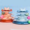 Four-Layer Track Cat Turntable: Self-Play Puzzle Toy for Cats
