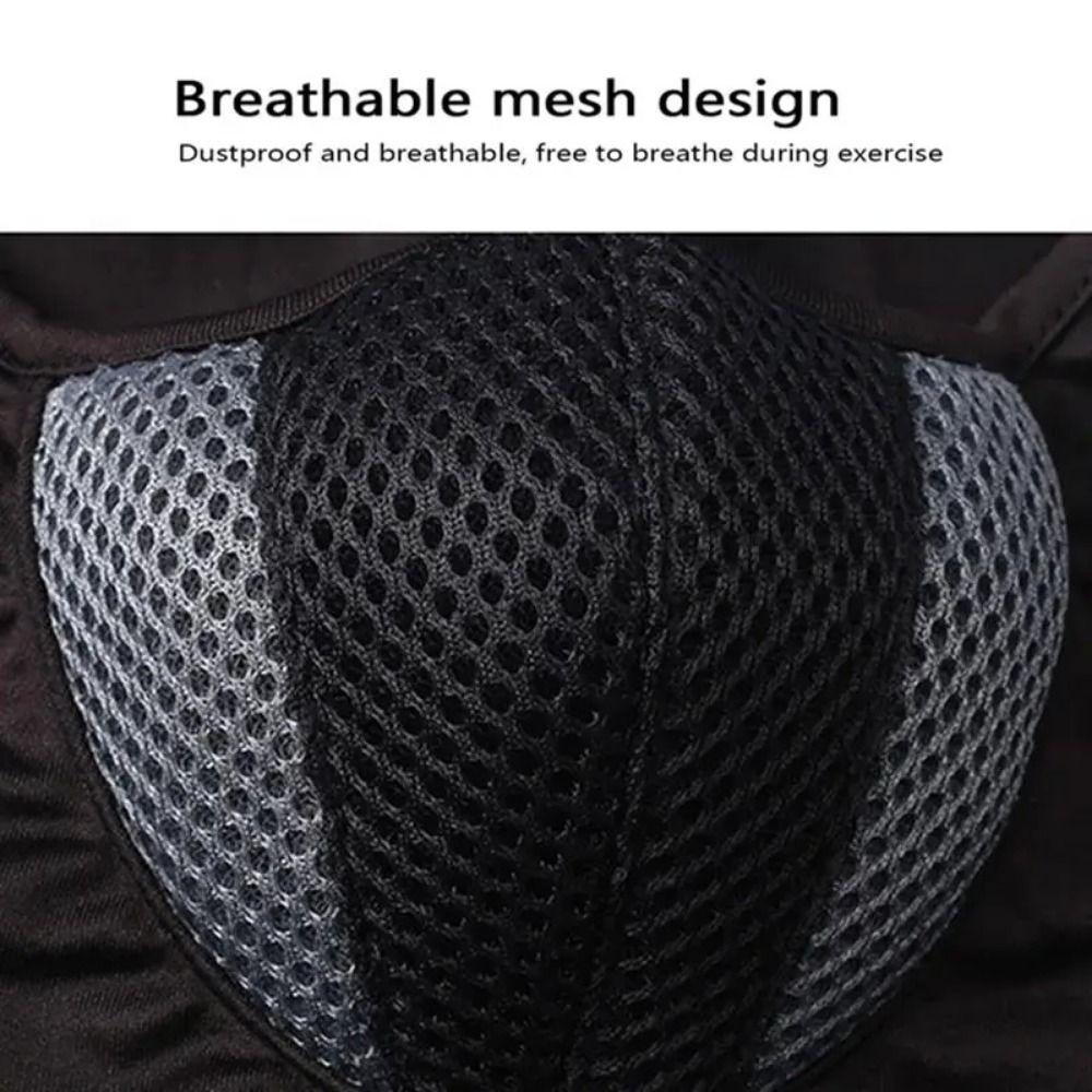 Breathable Mesh Sunscreen Face Mask UV Protection Bike Head Mask Soft Full Face Cover  Sports