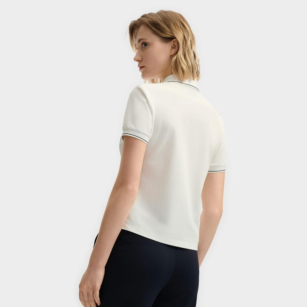 Fila WHITE Polo Shirt Women's Cloud White F11W523105F-WT