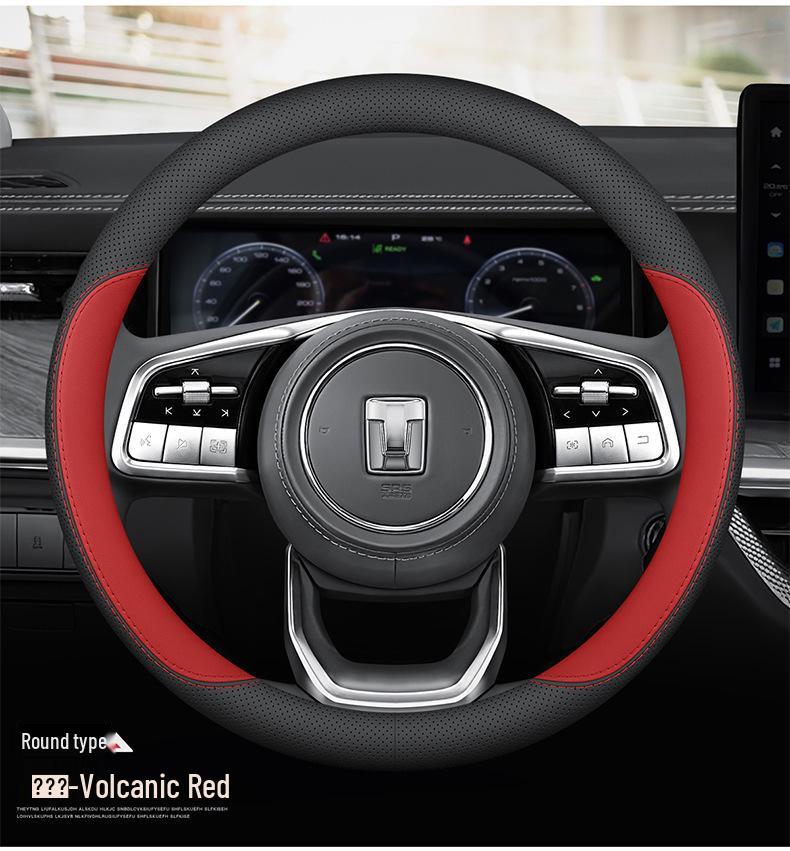 Universal Ultra-Thin Leather Steering Wheel Cover for Tank 300-800 Models