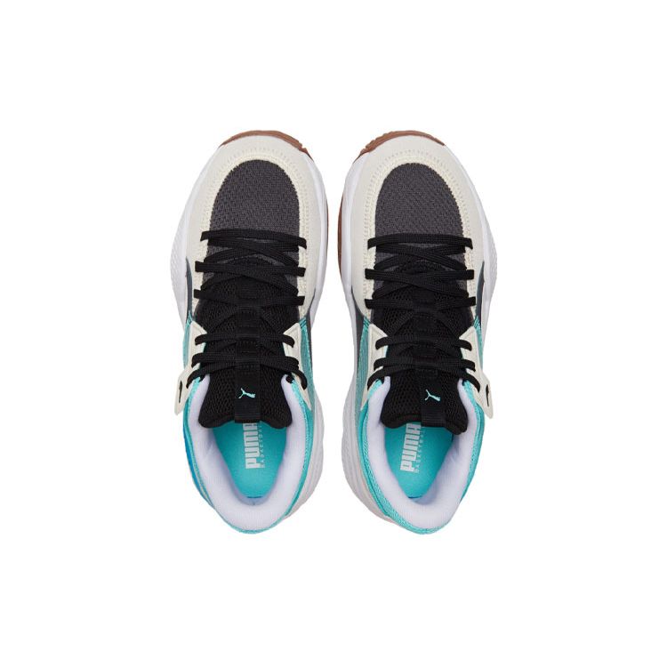 Puma Court Rider Summer Days - Tenisi unisex Elektro Aqua, albastru abanos 195662-01