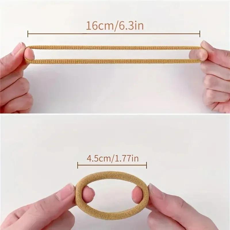 30-200pcs Hair Accessories for Women Girl Basic Hair Bands Headband Hair Ropes Ties Ponytail Holder Simple and Fashionable Nylon