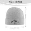 Custom Jesus Saved My Life Beanie Cap Winter Warm Bonnet Femme Knit Hat Ski Christ Religion Christian Faith Skullies Beanies Hat