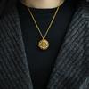 You Are My Sunshine Otevřený medailon Slunečnicový přívěsek Náhrdelník Boho Jewelry Dárky pro nejlepší přátelství Bff Letter Necklace Collier