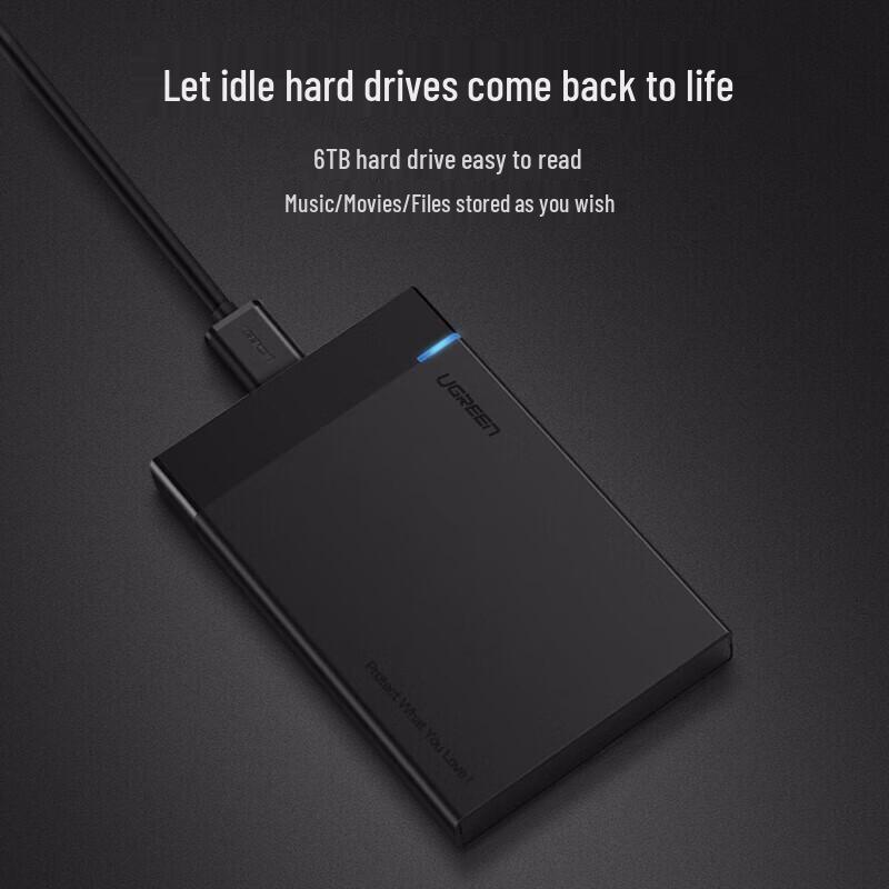 Ugreen 2,5-Zoll USB-C Festplattengehäuse