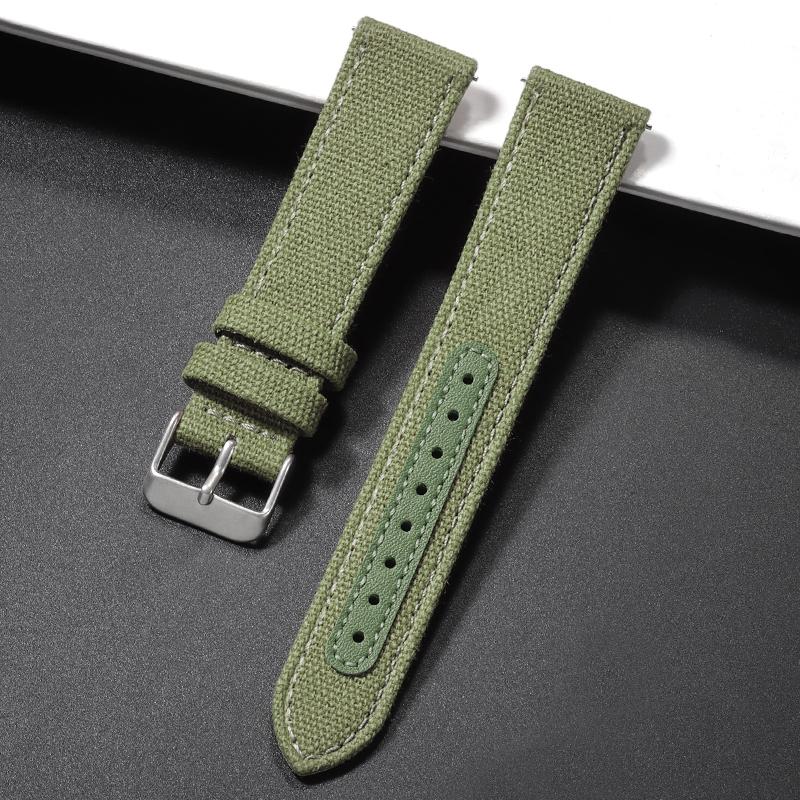 

Genuine Nylon Watchband Bracelet Quick Release Strap for Omega for Casio for Seiko for Rolex for Men Women 20mm 22mm Wristband 20mm армія зелений колір