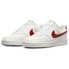Nike Court Vision Low Comfortable Skate Shoes Women Sneakers White Red DH3158-104