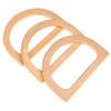 Handcrafted Wooden Handle Bag Handle Bag Accessory Wooden Root Handle Wooden Semicircle Handle