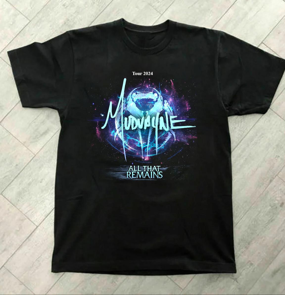 Rare MUDVAYNE LIVE IN 2024 Tour Gift For Fan Full Size S to 5XL T-shirt XL