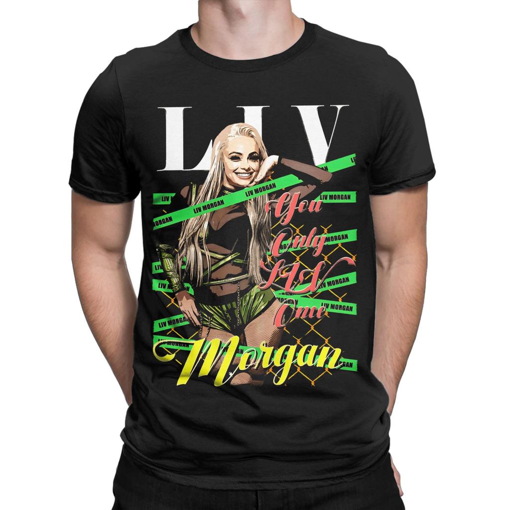 Liv Morgan T Shirt Unisex 100 Cotton Funny TShirts O Neck REVENGE Tee Shirt Short Sleeve Clothes Plus Size