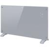 1500W Smart Panel Heater Wall Mounted & Freestanding, Electric Heater with Weekly Timer, Open Window & Anti-Frost, Grey