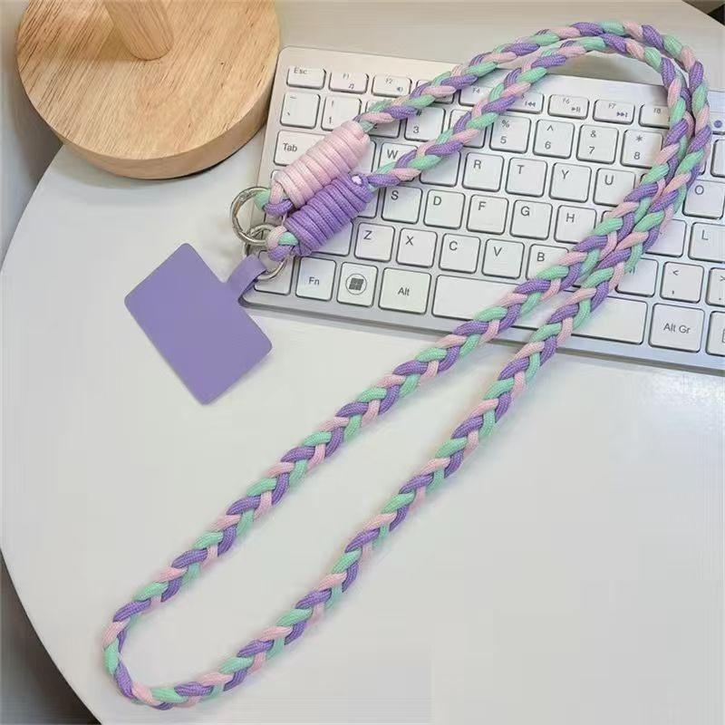 Candy Color Crossbody Phone Lanyard - Universal Neck Strap for Anti-Drop Protection