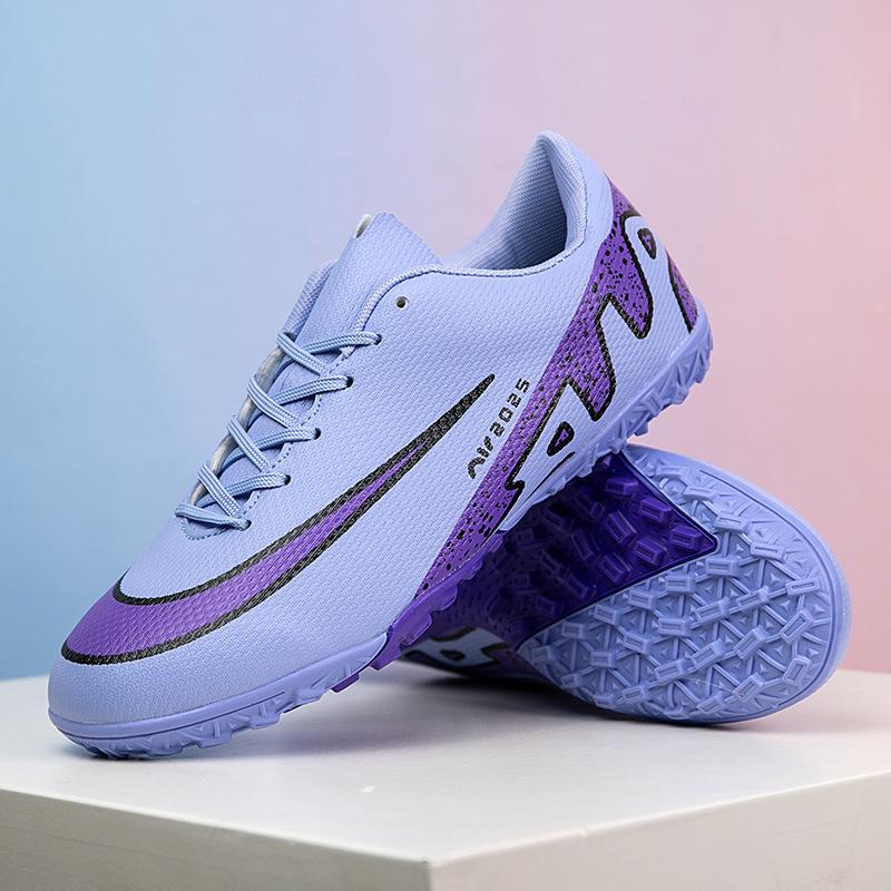 Children's Football Shoes Boys Teen Students Game Training Shoes Long Nails TF Shredded Nails Low Top 45 Large Size 46