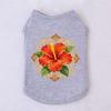 Cat Aummer Vest  Hibiscus Pattern Comfortable Material Cats & Dogs Parties Clothes Suitable For Persian ,Siamese cats