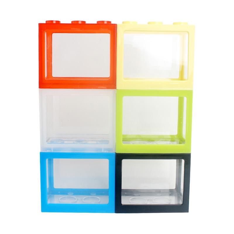 2023 Mini Aquarium Fish Tank Lamp Control Color Circular Aquariummini Fish Tank Light Home Decoration Aquarium Accessorie