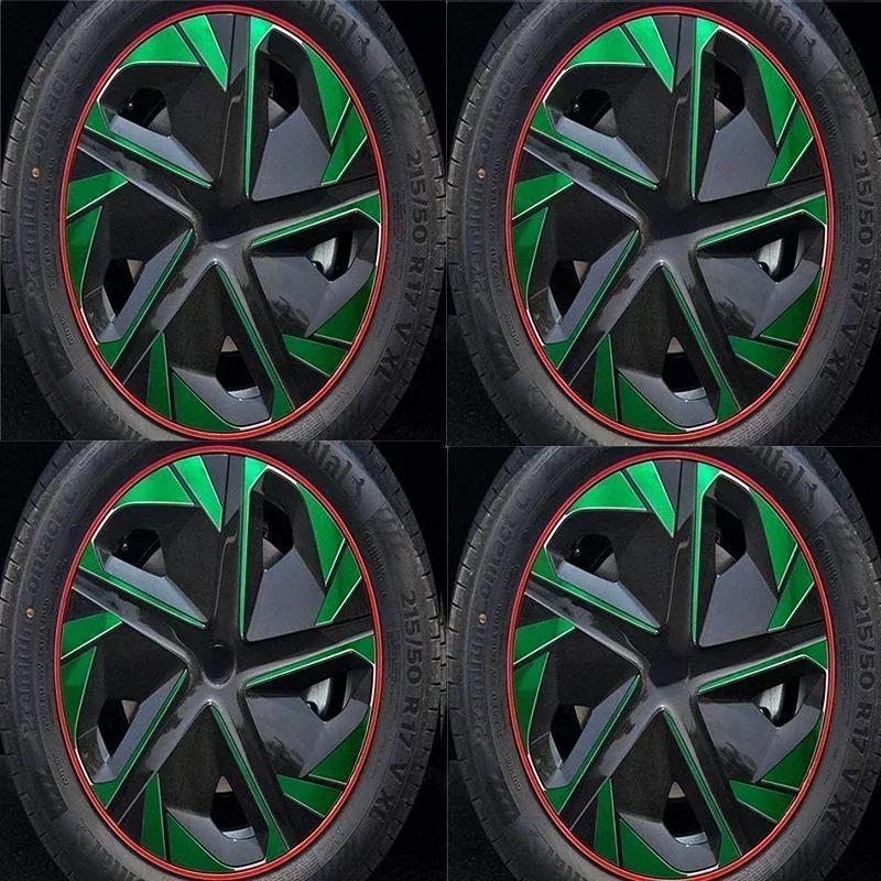 For MG MULAN MG4 EV 4PCS/SET Hub Wheel Sticker 17-18-Inch Automobile Full Cover Car Accessories